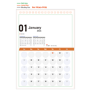 2026 Calendar - Type A - 02