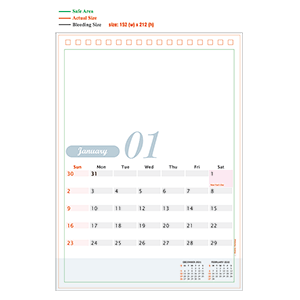 2022 Calendar - b02 - Vertical