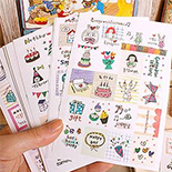  Transparent OPP Sticker + Gloss Laminate